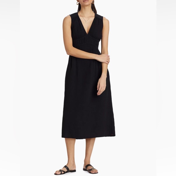 XiRena Arwen Cotton Sleeveless Midi-Dress size M - Picture 4 of 11